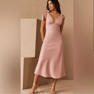 Retail $298 Anthropologie Hudson Satin Charmeuse Dress BHLDN